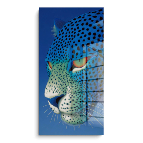 Leopard PVC Glanz Poster