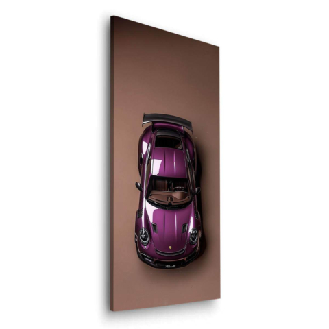 Porsche 918 Spyder Urbane Geometrie Bild auf Dibond Matt