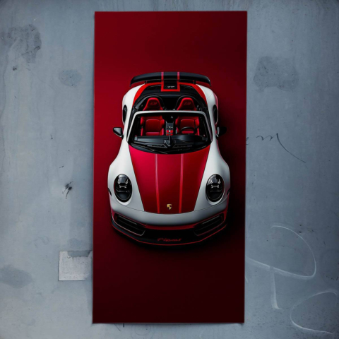 Porsche 718 Spyder Poster Art Poster