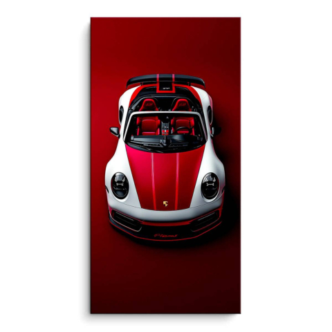 Porsche 718 Spyder Tableau sur Dibond Mat