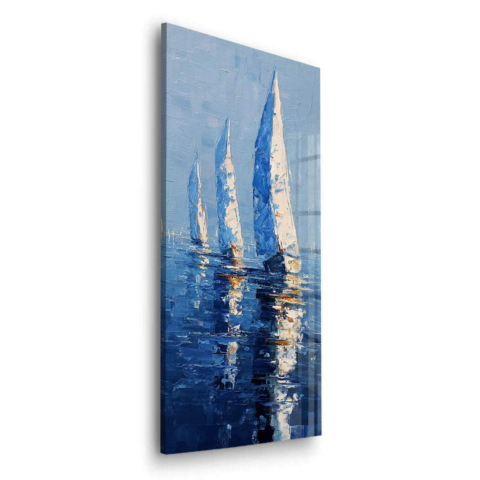 Segelboote Acrylglasbild