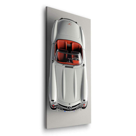 300SL Roadster Bild auf Dibond Matt