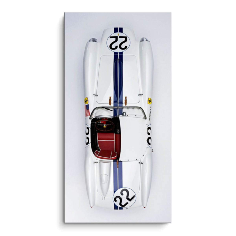 Ferrari 330 P4 PVC Matt Bild auf Dibond Matt