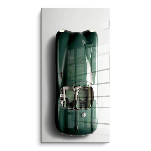 Rennwagen PVC Glanz Poster