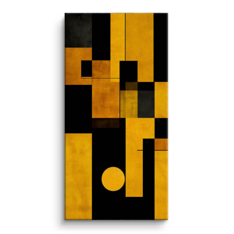 Champs Jaunes Tableau sur Toile