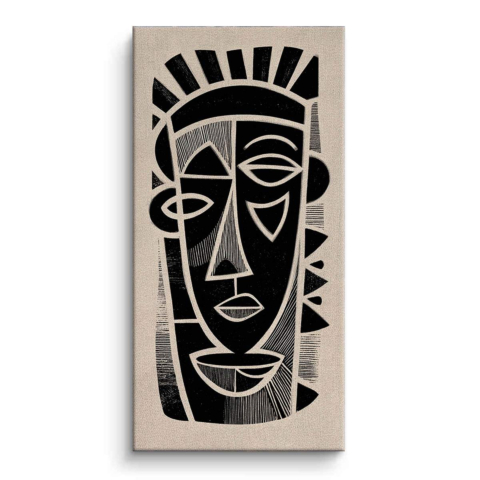 Maske Leinwandbild