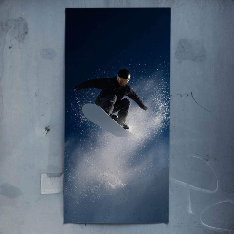 Snowboarding Poster Art