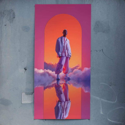 Himmlische Reflexion Poster