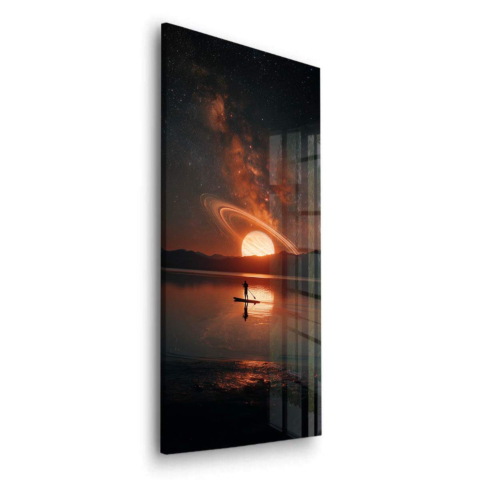 Reflet de Saturn Verre Acrylique