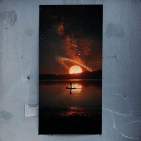 Refleksja Saturna Plakat