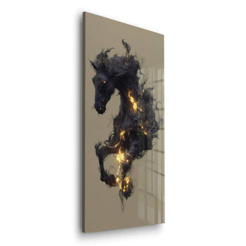 Dark Lightning Acrylic Glass Art