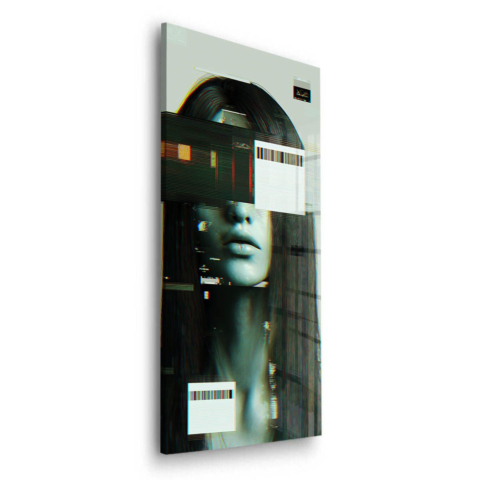 Vanishing Girl Acrylic Glass Art