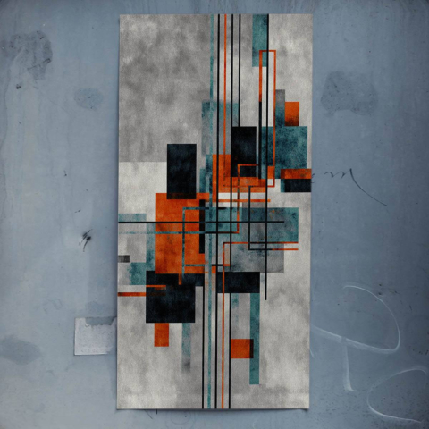 Rythme Rectangulaire Poster