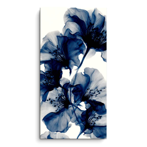 Fleurs Bleues PVC Mat Art