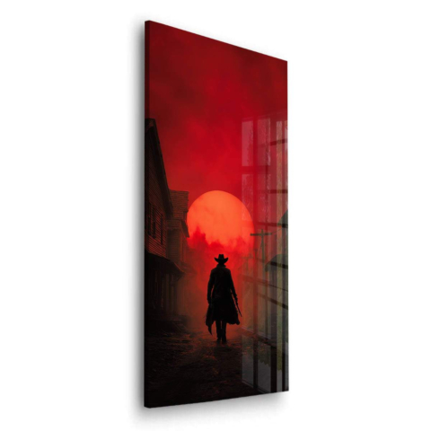 Red Dead Acrylic Glass Art