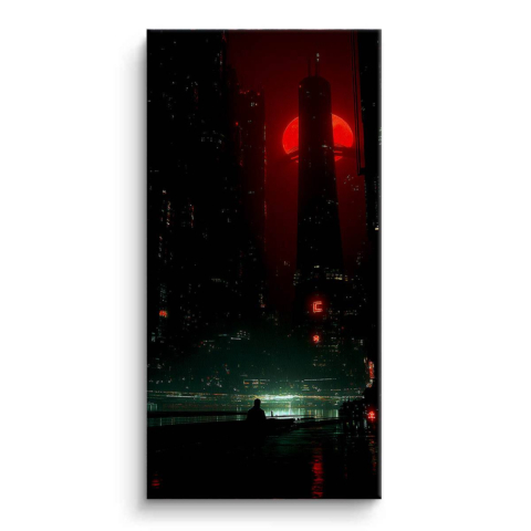 Blood Moon Canvas Art
