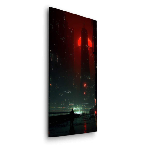 Lune de Sang Tableau sur Dibond Mat