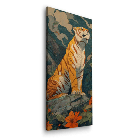 Tiger Bild auf Dibond Matt
