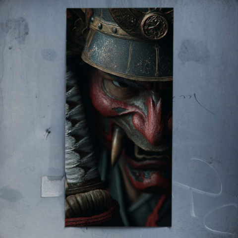 Noh Mask Warrior Plakat