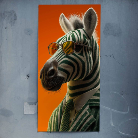 Cool Zebra Poster Art