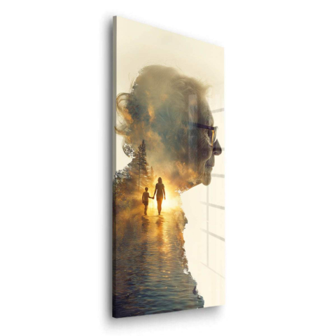 Großmutter Acrylglasbild
