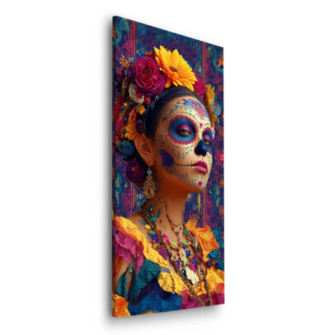 La Catrina Bild auf Dibond Matt
