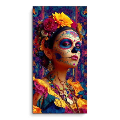 La Catrina PVC Matt Bild auf Dibond Matt