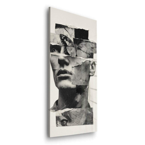 Faceless Woman Acrylic Glass Art