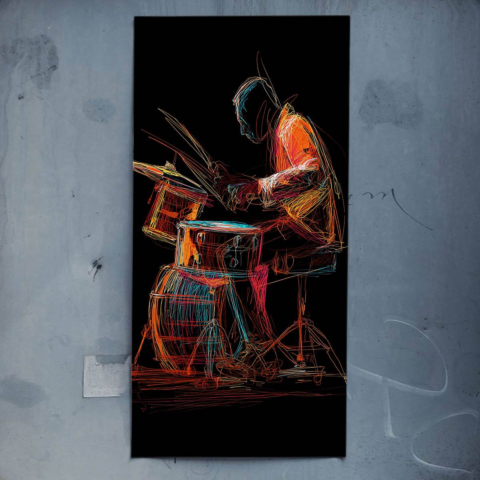 Batteur de Jazz Poster