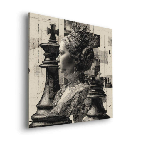 Reine des Échecs Art Dibond PVC Mat
