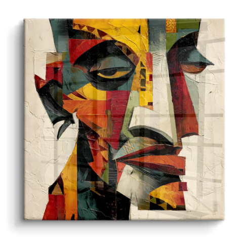 Retrato Cubista PVC Brillante