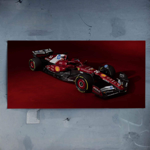 Póster del Coche de Carreras de F1 de Ferrari Póster