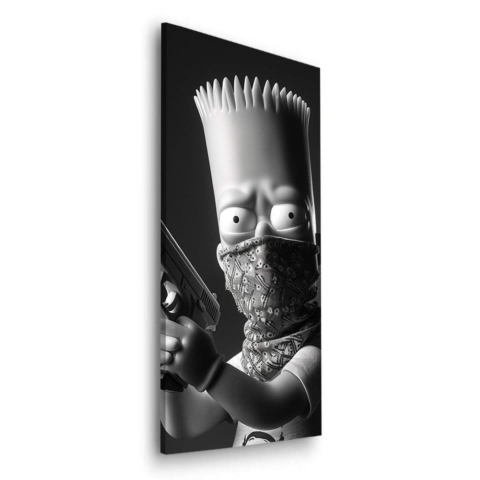 Rebel Bart Dibond Mat Art