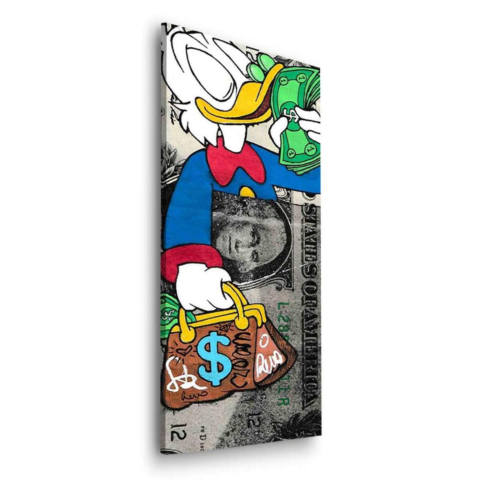 Cash Quack Dibond Kunst PVC Matt