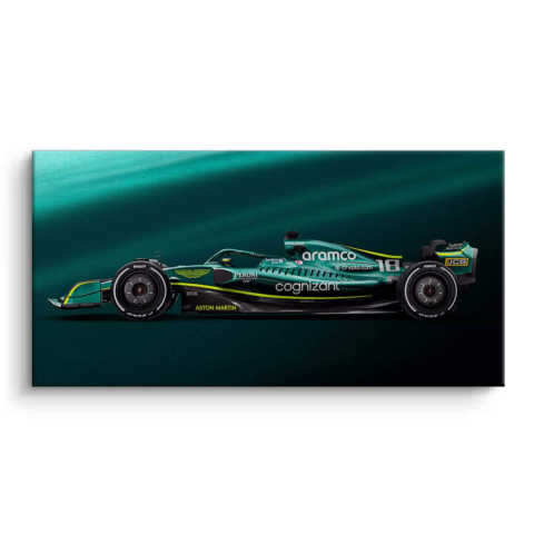Aston Martin F1 Car Canvas Art