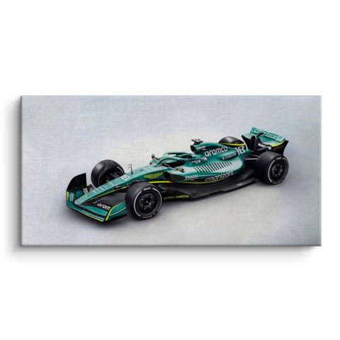 Aston Martin F1 Auto Leinwandbild
