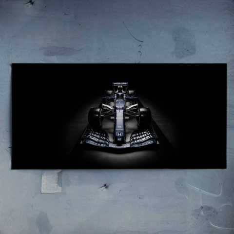 Póster de Coche de Carreras de F1 PVC Brillante