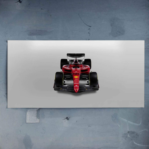 Póster de Coche de Carreras de F1 PVC Brillante