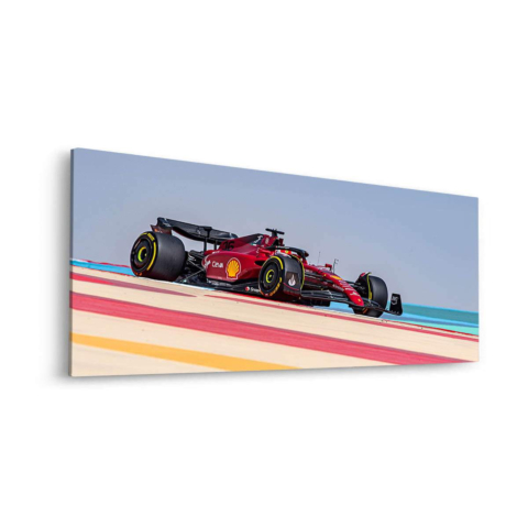 Ferrari F1 Car Obraz na Płótnie Dibond Matowy