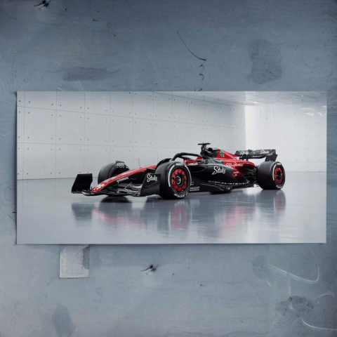 Póster de Coche de Fórmula 1 PVC Brillante
