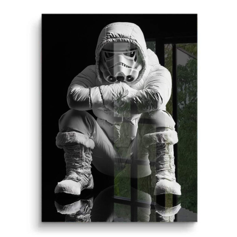 Soldado de tormenta esmerilado PVC Brillante