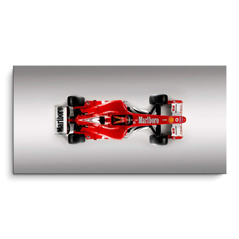 Samochód wyścigowy F1 PCV Matowy Obraz