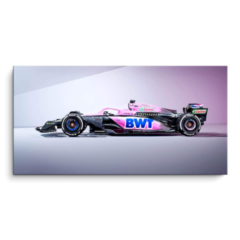 Wyścigowy Samochód Formuły 1 Obraz PCV Matowy