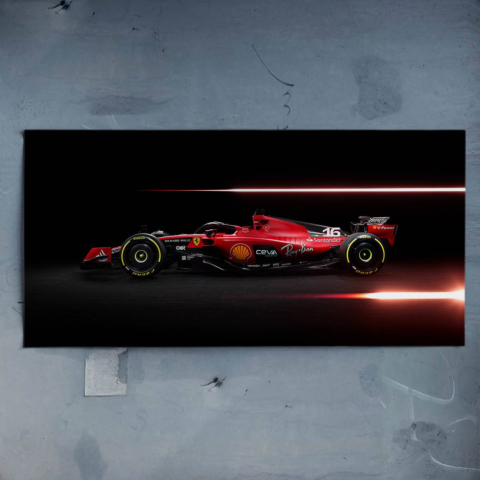 Póster del Coche de Carreras de F1 de Ferrari Póster
