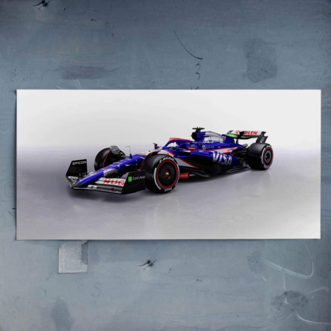 Póster de Coche de Carreras de Fórmula 1