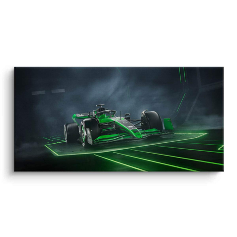 Futuristic Race Car Canvas Art