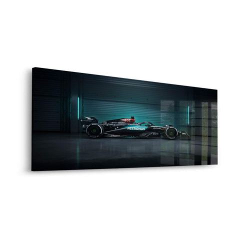 Samochód Formuły 1 Mercedes Obraz na Szkle Akrylowym