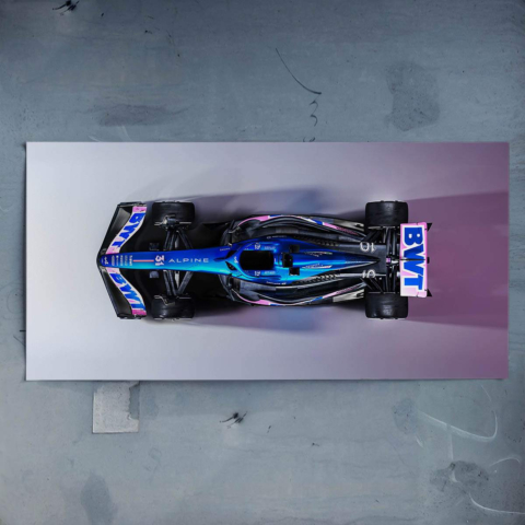 Póster del Piloto de Fórmula 1 PVC Brillante