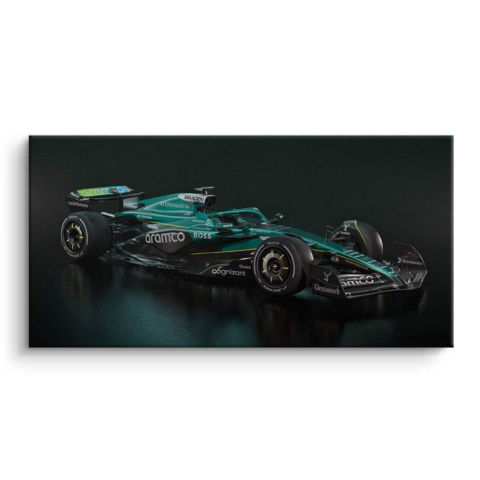 Aston Martin F1 Auto Leinwandbild