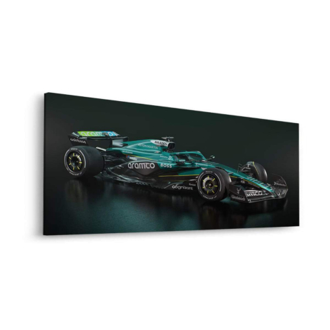 Samochód F1 Aston Martin Obraz na Płótnie
